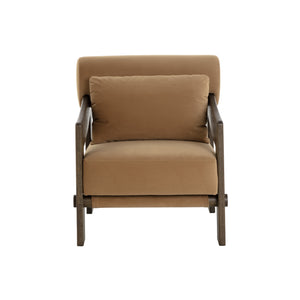 Reizo Lounge Chair - Distressed Brown - Kona Camel