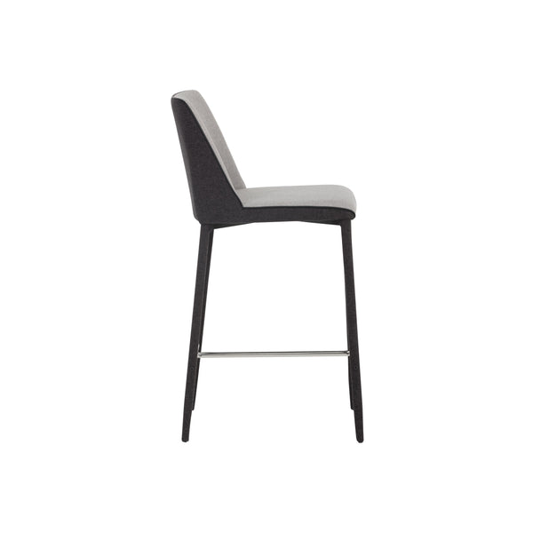 Renee Counter Stool - Armour Grey / Dark Slate