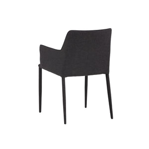 Renee Dining Armchair - Armour Grey / Dark Slate
