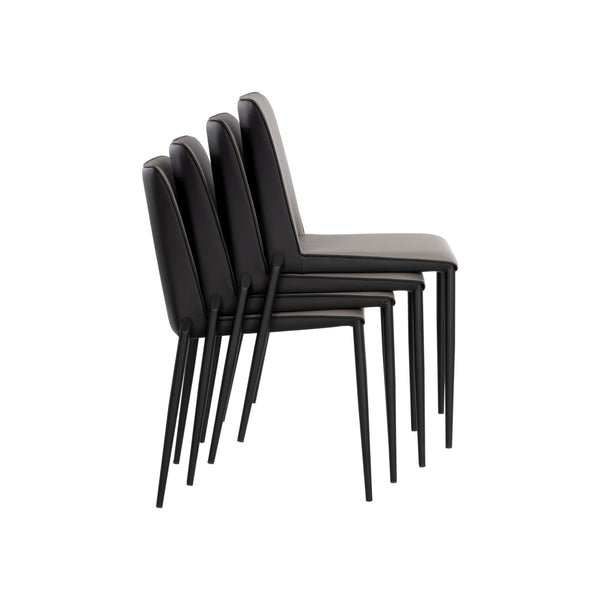 Renee Stackable Dining Chair - Black - Dillon Stratus / Dillon Black