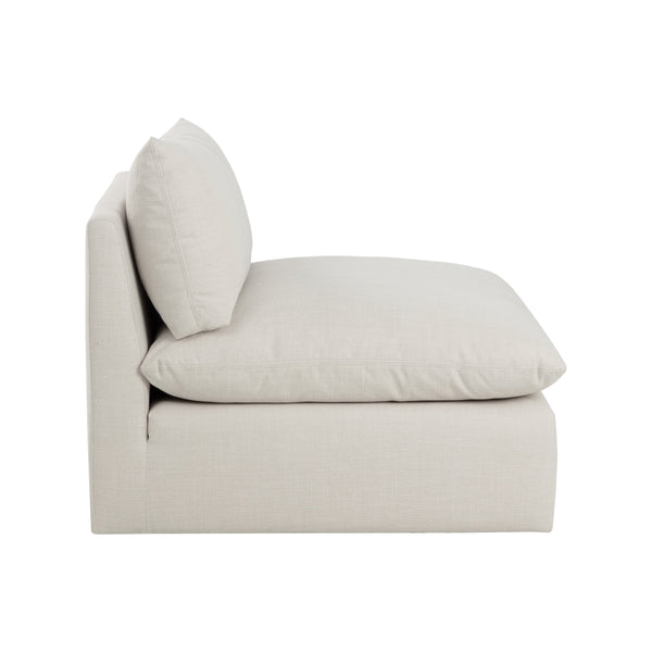 Reve Modular Armless Chair - Effie Linen