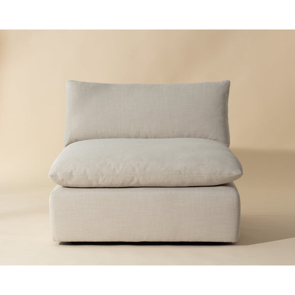 Reve Modular Armless Chair - Effie Linen