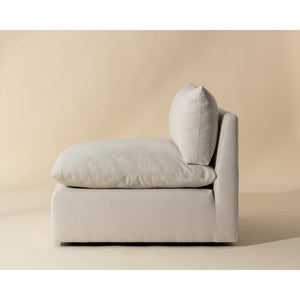 Reve Modular Armless Chair - Effie Linen