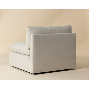 Reve Modular Armless Chair - Effie Linen