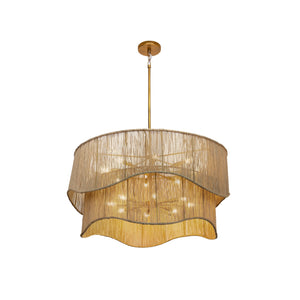 Rhine Chandelier - Natural Jute