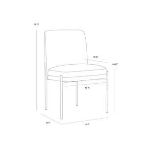 Richie Dining Chair - Black - Danny Ivory