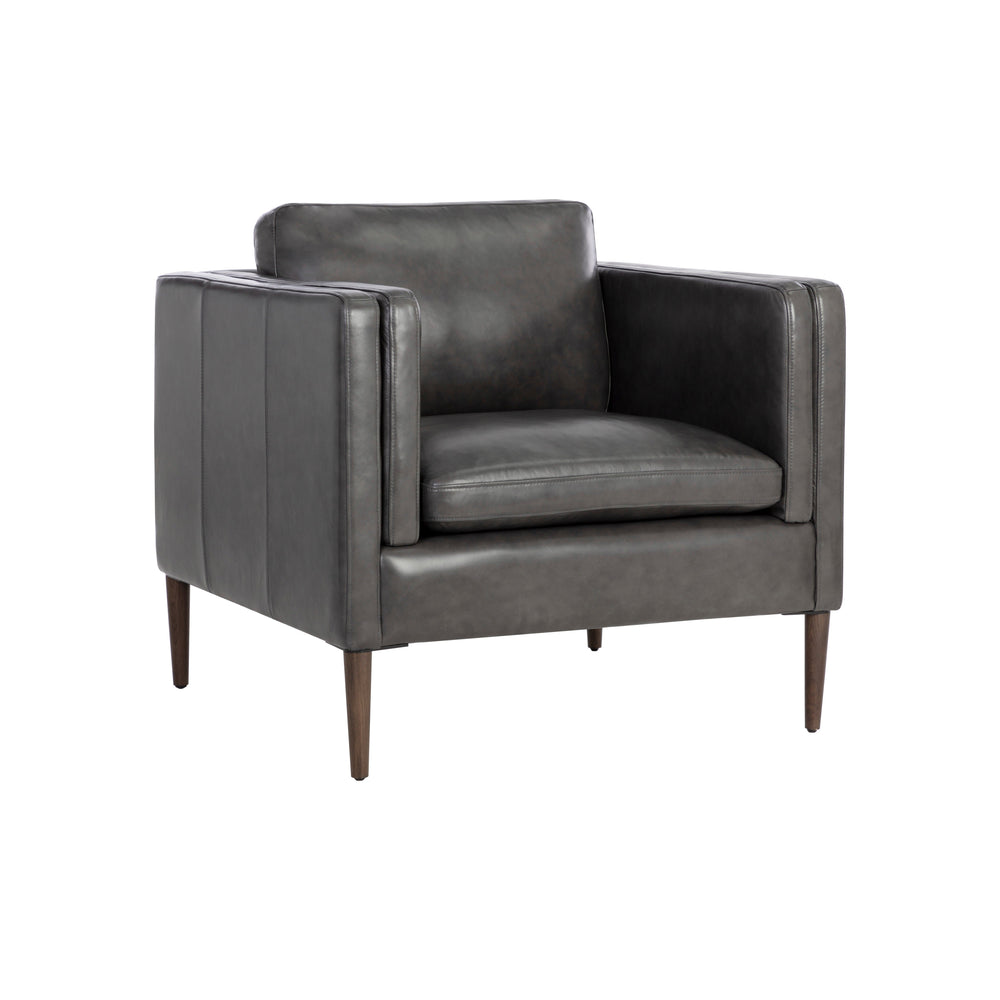Richmond Armchair - Brentwood Charcoal Leather