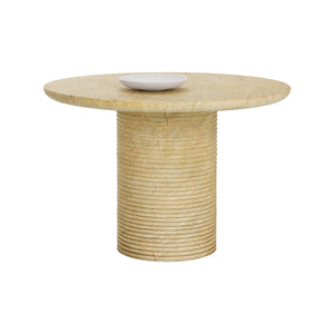 Riva Dining Table - Travertine Look - 43"