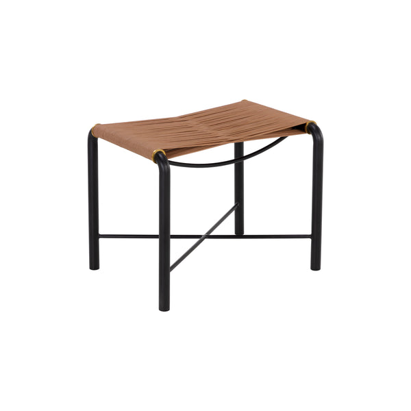 Riz Stool - Tan Leather