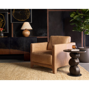 Rodney Lounge Chair - Camel Leather