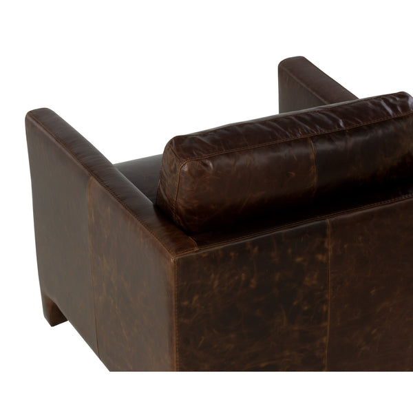 Rodney Lounge Chair - Chocolate Leather
