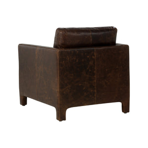 Rodney Lounge Chair - Chocolate Leather