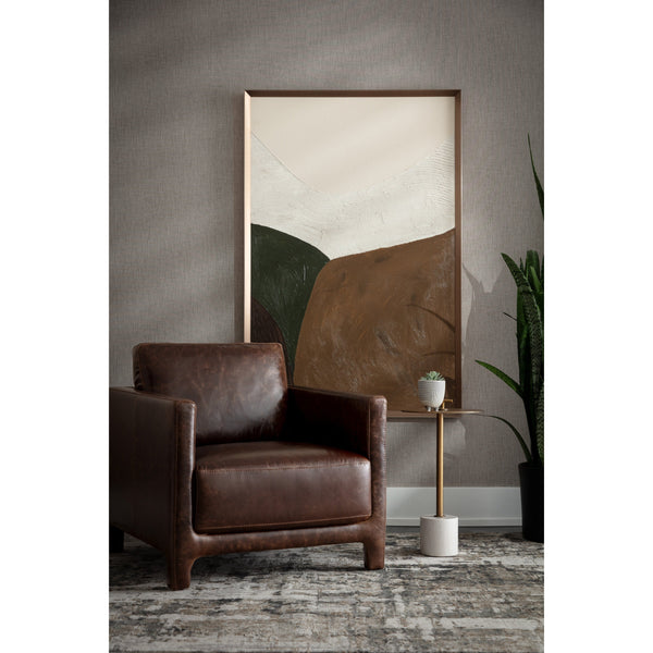 Rodney Lounge Chair - Chocolate Leather