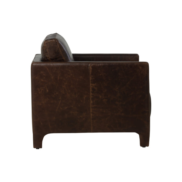 Rodney Lounge Chair - Chocolate Leather