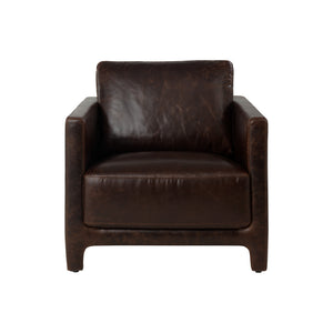 Rodney Lounge Chair - Chocolate Leather