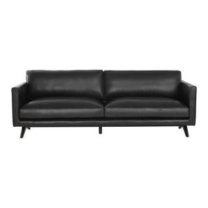 Rogers Sofa - Cortina Black Leather