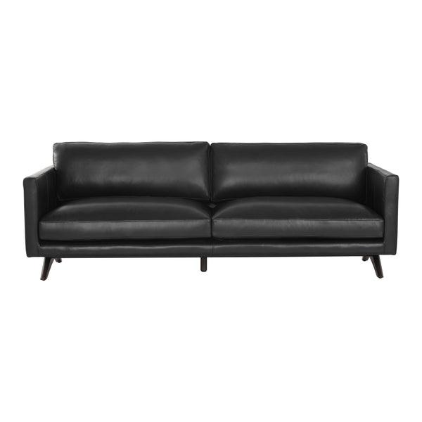 Rogers Sofa - Cortina Black Leather