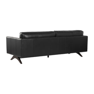 Rogers Sofa - Cortina Black Leather