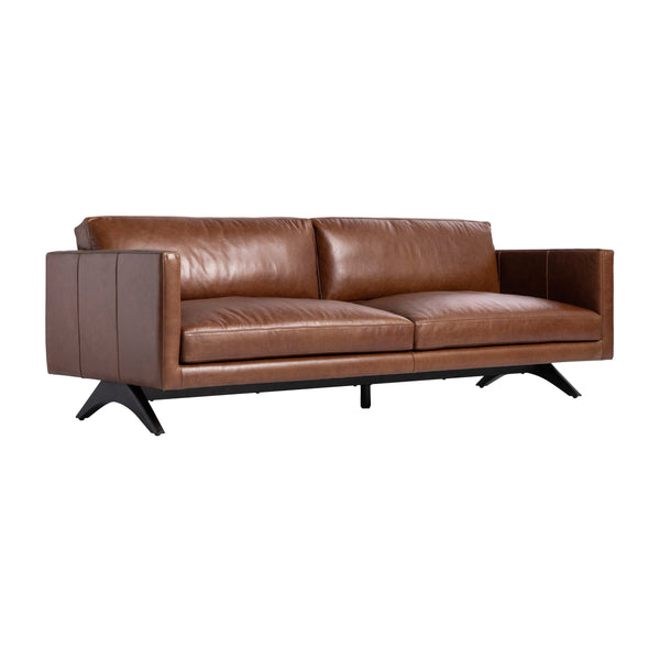 Rogers Sofa - Shalimar Tobacco Leather