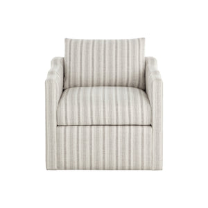 Roosevelt Swivel Lounge Chair - Gifford Script