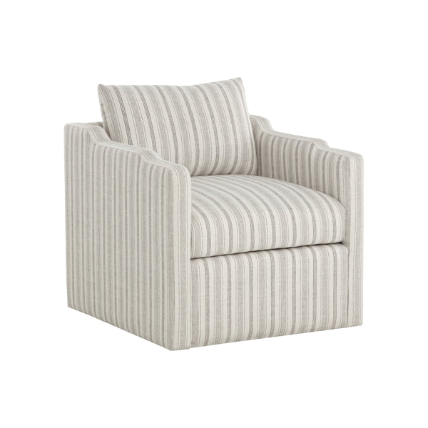 Roosevelt Swivel Lounge Chair - Gifford Script
