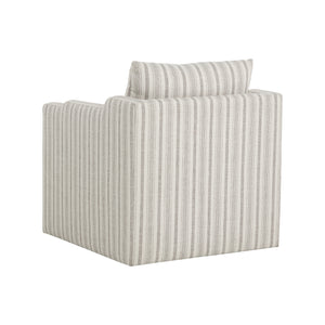 Roosevelt Swivel Lounge Chair - Gifford Script