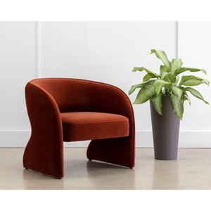 Rosalia Lounge Chair - Meg Rust