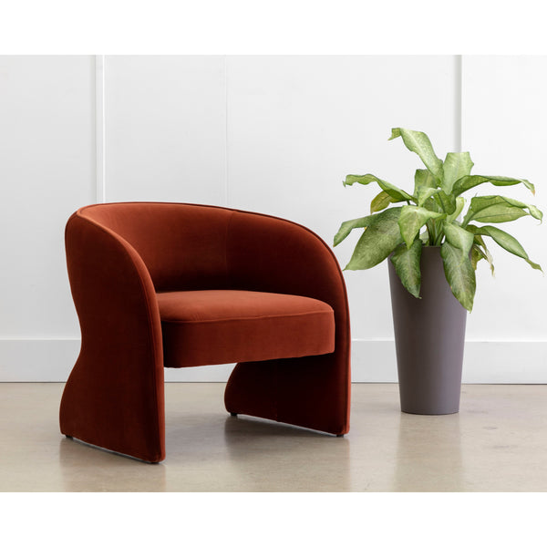 Rosalia Lounge Chair - Meg Rust