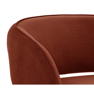 Rosalia Lounge Chair - Meg Rust