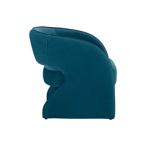 Rosalia Lounge Chair - Timeless Teal