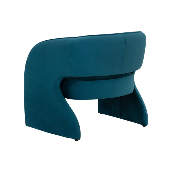 Rosalia Lounge Chair - Timeless Teal