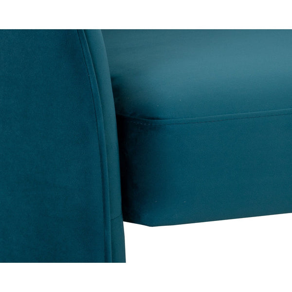Rosalia Lounge Chair - Timeless Teal