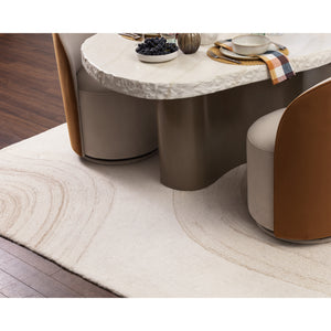 Sanibel Hand Tufted Rug - Ivory / Beige- 10' X 14'