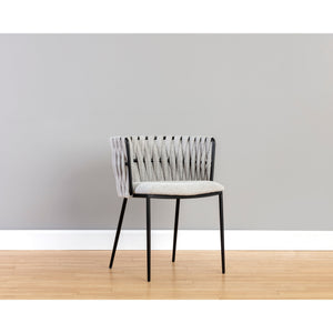 Sarai Dining Armchair - Belfast Heather Grey