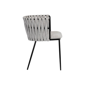 Sarai Dining Armchair - Belfast Heather Grey