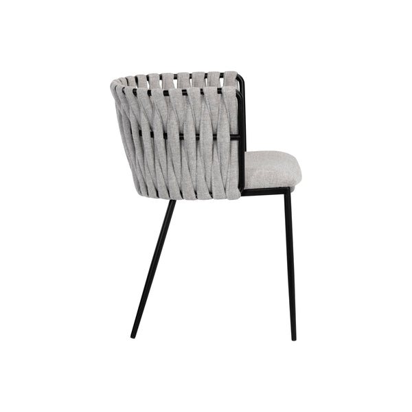 Sarai Dining Armchair - Belfast Heather Grey