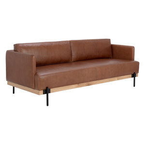 Saul Sofa - Shalimar Tobacco Leather