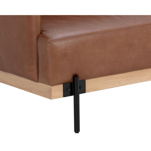 Saul Sofa - Shalimar Tobacco Leather