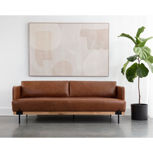Saul Sofa - Shalimar Tobacco Leather