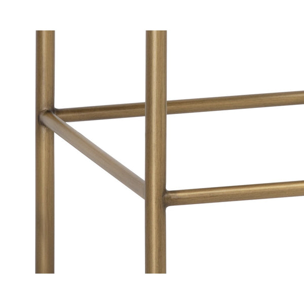 Seneca Counter Stool - Antique Brass - Danny Ivory