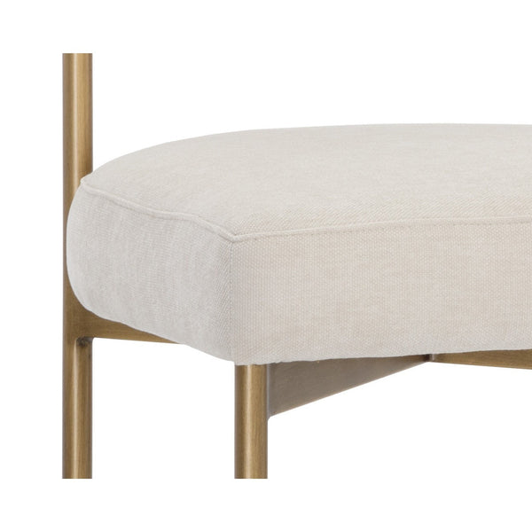 Seneca Counter Stool - Antique Brass - Danny Ivory