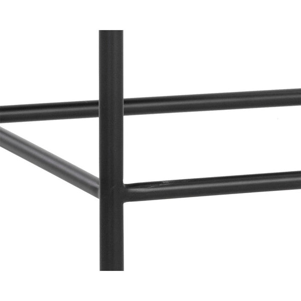 Seneca Counter Stool - Black - Polo Club Stone