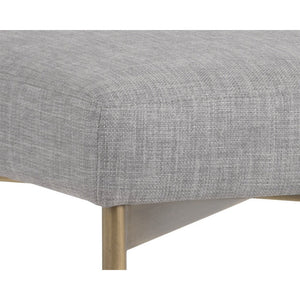 Seneca Dining Chair - Antique Brass - Arena Cement