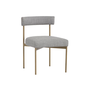 Seneca Dining Chair - Antique Brass - Arena Cement
