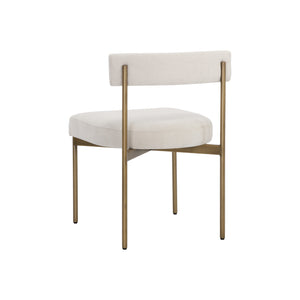 Seneca Dining Chair - Antique Brass - Danny Ivory