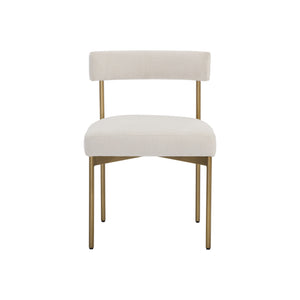 Seneca Dining Chair - Antique Brass - Danny Ivory