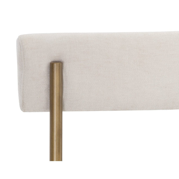 Seneca Dining Chair - Antique Brass - Danny Ivory