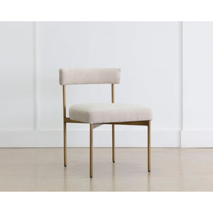 Seneca Dining Chair - Antique Brass - Danny Ivory
