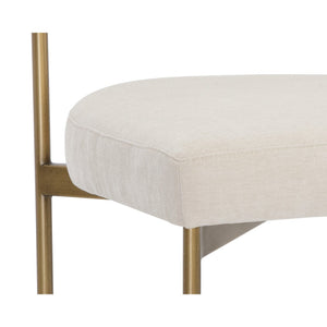 Seneca Dining Chair - Antique Brass - Danny Ivory