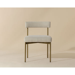 Seneca Dining Chair - Antique Brass - Danny Ivory